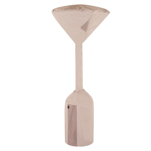 Modern Leisure Monterey Stand-Up Patio Heater Cover, 32 in. Dia top x 18.5 in. Dia bottom x 95 in. H, Beige 2917 - main